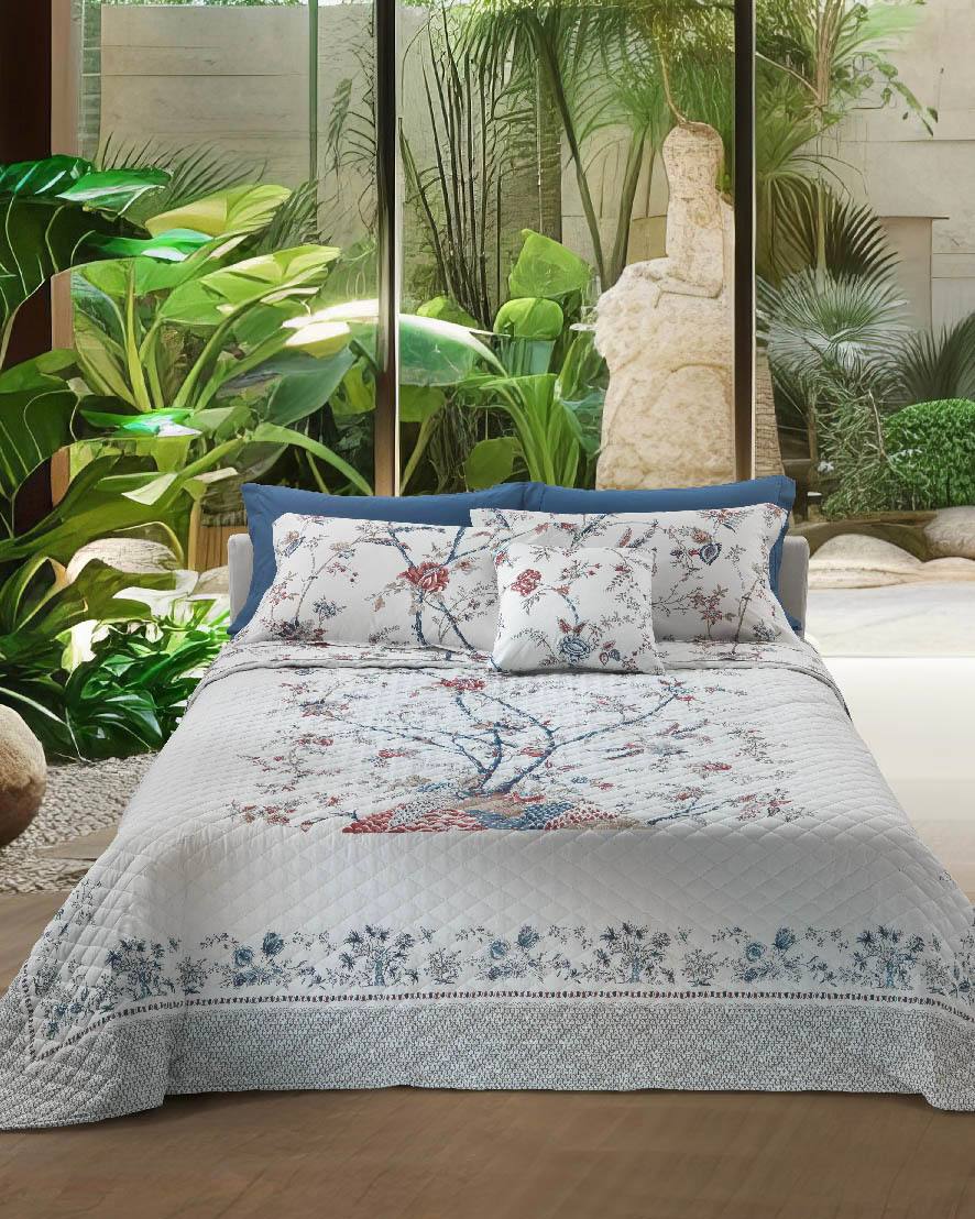 Tree of Life bedspread (260/270) by Mirabello Carrara
